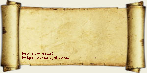 Danica Caranović vizit kartica